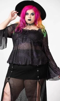 KILLSTAR Astromancy Mesh | LONG SLEEVE TOP* -Restyle Sales Shop killstar astromancy mesh long sleeve top 5 3de4a213 2b95 4831 9a5a d6c7adc52184 700x700