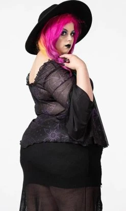 KILLSTAR Astromancy Mesh | LONG SLEEVE TOP* -Restyle Sales Shop killstar astromancy mesh long sleeve top 8 47705737 e474 4a27 b6de 3f649c8d4881 700x700