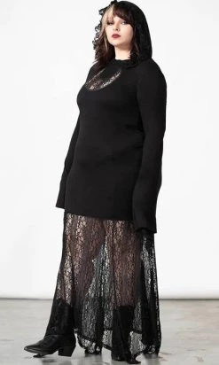 KILLSTAR Besome Hooded | MAXI DRESS* -Restyle Sales Shop killstar besome hooded maxi dress 9 5e652482 fee7 49e7 b3f7 e843118cefc6 700x700