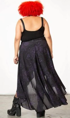 KILLSTAR Corene Chiffon | MAXI SKIRT -Restyle Sales Shop killstar corene chiffon maxi skirt 9 fecfe0d2 38d4 48ba 8eba 48c718970894 700x700