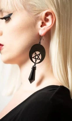 KILLSTAR Crescent | CHARM EARRINGS* -Restyle Sales Shop killstar crescent charm earrings 3 021d8e06 621a 4f56 91e4 aee2b830b946 700x700