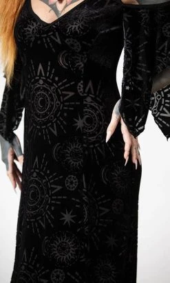 KILLSTAR Crystal Spirit | Burnout MAXI DRESS* -Restyle Sales Shop killstar crystal spirit burnout maxi dress 2 05be8ca3 374d 416f 9f99 206b901621c9 700x700