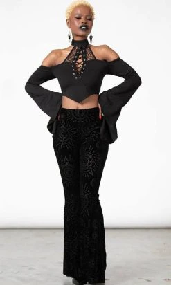 KILLSTAR Evil Eye Burnout | BELL BOTTOM* -Restyle Sales Shop killstar evil eye burnout bell bottom 4 ec95c85f 770d 47e3 8292 4a3ce069b9d9 700x700