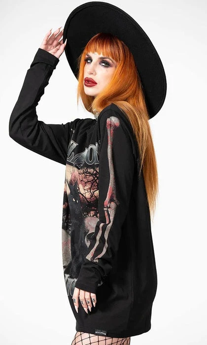 KILLSTAR Full Moon | LONG SLEEVE TOP 6 KILLSTAR Full Moon | LONG SLEEVE TOP - Image 4