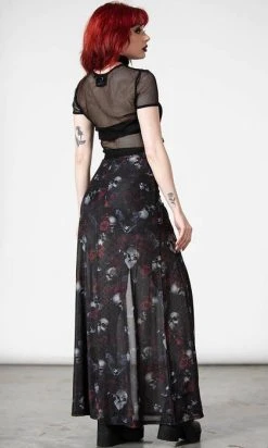 KILLSTAR Kleadora | MESH MAXI SKIRT* -Restyle Sales Shop killstar kleadora mesh maxi skirt 5 aaa3d0f0 1483 4276 a2fd 8f6e4e2c804d 700x700