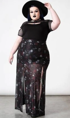 KILLSTAR Kleadora | MESH MAXI SKIRT* -Restyle Sales Shop killstar kleadora mesh maxi skirt 8 dec1d421 96bb 4781 bc34 b8eadf2bf4e7 700x700