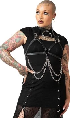 KILLSTAR Lethal Circle | CHAIN HARNESS* -Restyle Sales Shop killstar lethal circle chain harness 1 cd92a3fa d696 4f46 865a 0981e1253da5 700x700