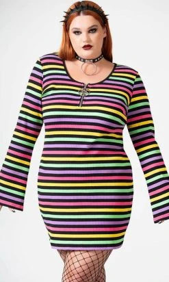 KILLSTAR Lick The Rainbow | RIBBED DRESS* 22 KILLSTAR Lick The Rainbow | RIBBED DRESS* -Restyle Sales Shop killstar lick the rainbow ribbed dress 10 c798ef46 e69a 4206 a350 5e376003a533 700x700