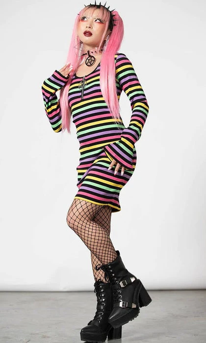 KILLSTAR Lick The Rainbow | RIBBED DRESS* 3 KILLSTAR Lick The Rainbow | RIBBED DRESS*