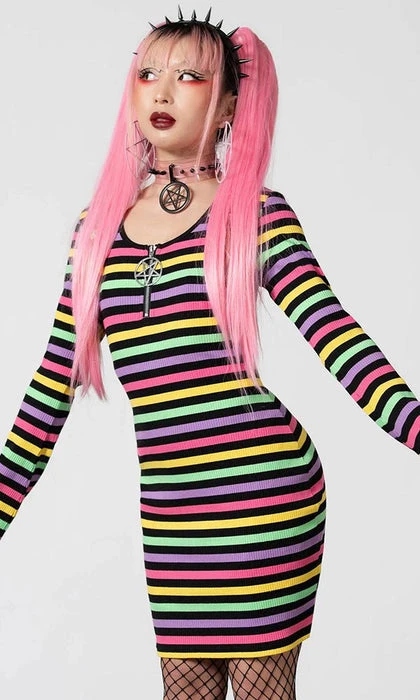 KILLSTAR Lick The Rainbow | RIBBED DRESS* 7 KILLSTAR Lick The Rainbow | RIBBED DRESS* - Image 5