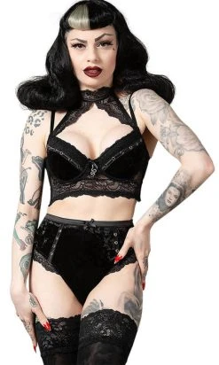 KILLSTAR Mercy [Black] | LACE BRA*
