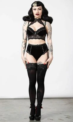 KILLSTAR Mercy [Black] | LACE BRA* -Restyle Sales Shop killstar mercy black lace bra 2 6a203ce0 94d3 4abb 80a9 43db43d20594 700x700
