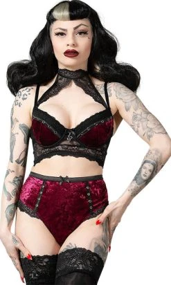 KILLSTAR Mercy [Blood] | LACE BRA*