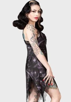 KILLSTAR Midnight Ire | LOUNGE DRESS -Restyle Sales Shop killstar midnight ire lounge dress 4 46987601 7961 45e8 905b 9e25bbdef52d 700x700