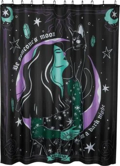 KILLSTAR Moonlight | SHOWER CURTAIN* -Restyle Sales Shop killstar moonlight shower curtain 1 11b53e92 6c4e 4208 b411 f2eb0127d357 700x700