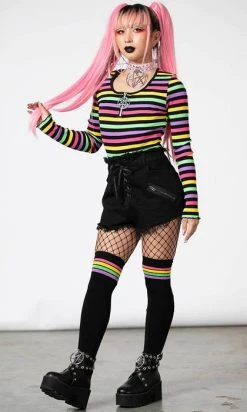 KILLSTAR Nikiko | RIBBED LONG-SLEEVE TOP* -Restyle Sales Shop killstar nikiko ribbed long sleeve top 2 33e9fc05 9c97 44c4 b157 2cf4455c73ca 700x700