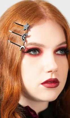 KILLSTAR Noctem | HAIRPIN SET -Restyle Sales Shop killstar noctem hairpin set 2 04f64988 f671 4375 85ea 9acff3cea566 700x700