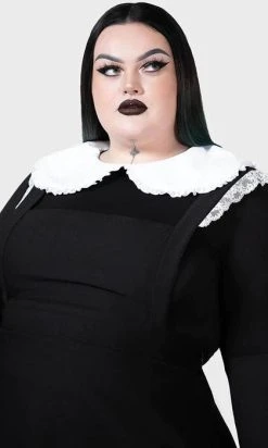 KILLSTAR Oriel | PINAFORE DRESS -Restyle Sales Shop killstar oriel pinafore dress 7 700x700