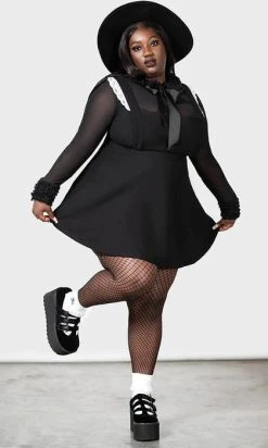 KILLSTAR Oriel | PINAFORE DRESS -Restyle Sales Shop killstar oriel pinafore dress 8 700x700