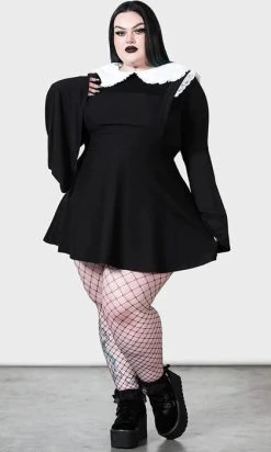 KILLSTAR Oriel | PINAFORE DRESS -Restyle Sales Shop killstar oriel pinafore dress 9 700x700