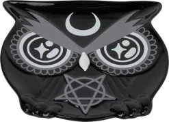 KILLSTAR Owl | DINNER PLATE"* -Restyle Sales Shop killstar owl dinner plate 1 e5b64955 1721 45e8 82dc c5a517ab4c9f 700x700