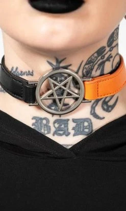 KILLSTAR Penta Half [Black/Orange] | CHOKER