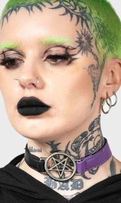 KILLSTAR Penta Half [Black/Purple] | CHOKER