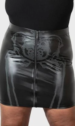 KILLSTAR Skellington | SKIRT* -Restyle Sales Shop killstar skellington skirt 8 f593409f be75 4abf a40b 30476f188dab 700x700