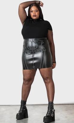 KILLSTAR Skellington | SKIRT* -Restyle Sales Shop killstar skellington skirt 9 11024469 5d4a 42ff be1b 90fe17b4e14a 700x700