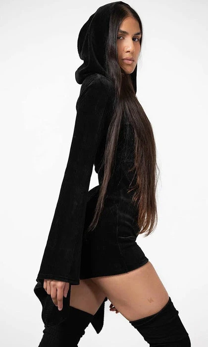 KILLSTAR Spirit Of Slumber | HOODED PLAYSUIT 5 KILLSTAR Spirit Of Slumber | HOODED PLAYSUIT - Image 3