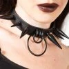 KILLSTAR Synchro [Matte Black] | SPIKE CHOKER*