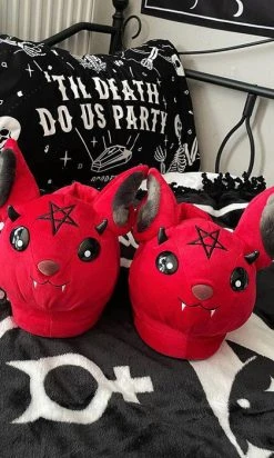 KILLSTAR Vampir [Blood] | SLIPPERS"