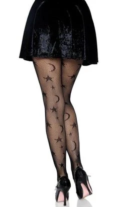 LEG AVENUE Celestial | FISHNET TIGHTS -Restyle Sales Shop leg avenue celestial fishnet tights 4 700x700