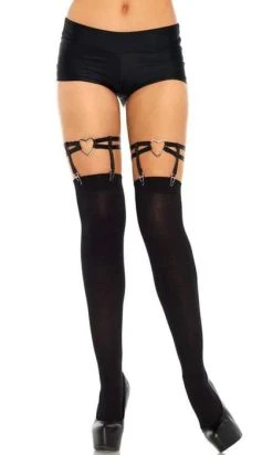 LEG AVENUE Joni Heart | GARTER SUSPENDERS