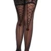 LEG AVENUE Rose Lace | THIGH HIGH STOCKINGS