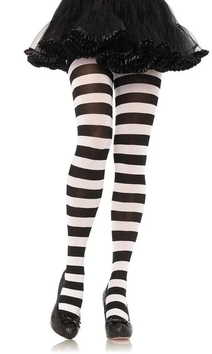 LEG AVENUE Darby Striped Opaque | TIGHTS 3 LEG AVENUE Darby Striped Opaque | TIGHTS