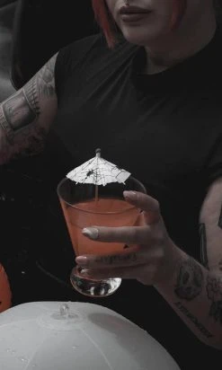 LIVELY GHOSTS Haunted Spirits Spider | COCKTAIL UMBRELLA [15 Pack] -Restyle Sales Shop lively ghosts haunted spirits spider cocktail umbrella 11 90de048c 6671 4721 9859 7566fb178320 700x700