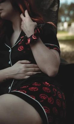 LIVELY GHOSTS Nocturnal Autumn | SLEEPWEAR SET -Restyle Sales Shop lively ghosts nocturnal autumn sleepwear set 15 700x700