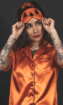 LIVELY GHOSTS Samhain Sleepwalker | SLEEPWEAR SET -Restyle Sales Shop lively ghosts samhain sleepwalker sleepwear set 7 700x700