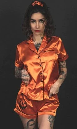 LIVELY GHOSTS Samhain Sleepwalker | SLEEPWEAR SET -Restyle Sales Shop lively ghosts samhain sleepwalker sleepwear set 8 700x700