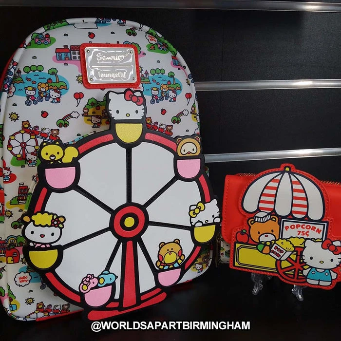 LOUNGEFLY Hello Kitty: & Friends Carnival | FLAP PURSE 11 LOUNGEFLY Hello Kitty: & Friends Carnival | FLAP PURSE - Image 9