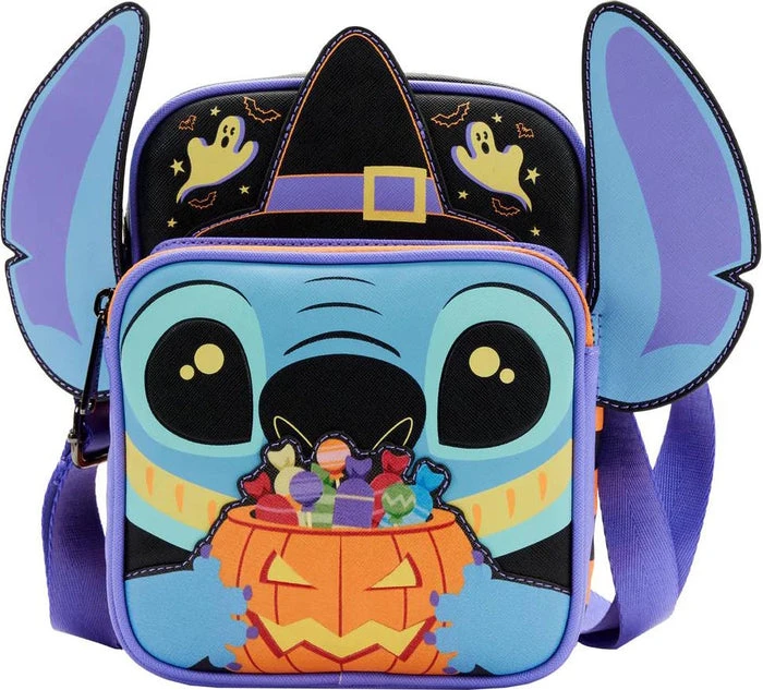 LOUNGEFLY Lilo & Stitch: Halloween Candy | PASSPORT BAG 3 LOUNGEFLY Lilo & Stitch: Halloween Candy | PASSPORT BAG