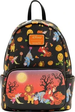 LOUNGEFLY Winnie The Pooh: Halloween Group Glow | MINI BACKPACK