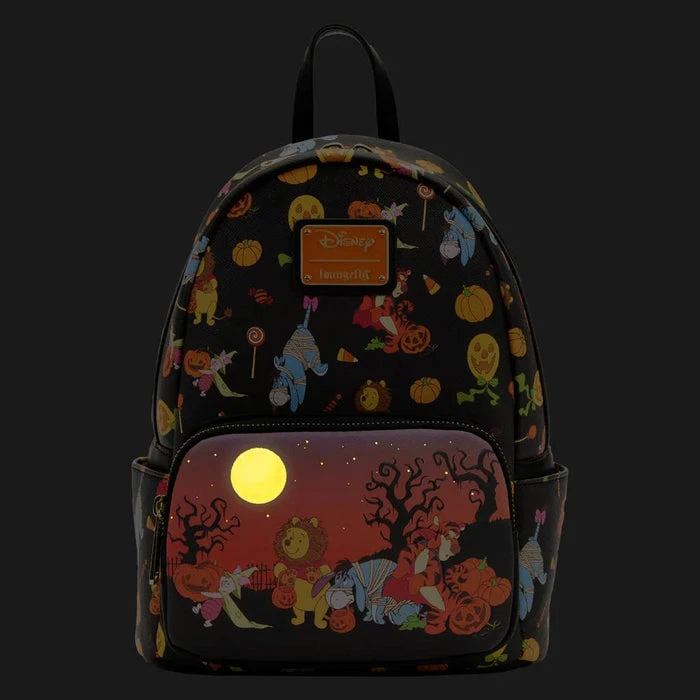 LOUNGEFLY Winnie The Pooh: Halloween Group Glow | MINI BACKPACK 4 LOUNGEFLY Winnie The Pooh: Halloween Group Glow | MINI BACKPACK - Image 2