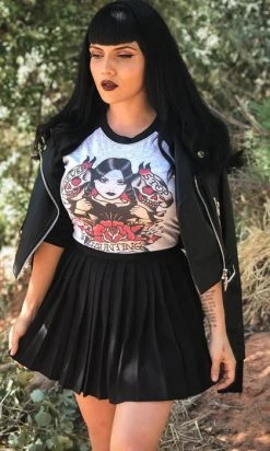 MISCHIEF MADE Never Stop Haunting [Grey/Black] | RAGLAN T-SHIRT -Restyle Sales Shop midchief made never stop haunting raglan t shirt 3 da53d320 0e4e 4157 bea1 64a25d865811 700x700