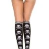 MUSIC LEGS Skull Crossbones | KNEE HIGH SOCKS