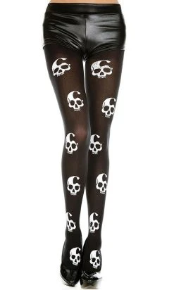 MUSIC LEGS Skull Print | TIGHTS