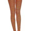MUSIC LEGS Striped [Black/Orange] | TIGHTS* -Restyle Sales Shop music legs striped black orange tights d414800e 05cc 4573 a73b 3234f98c10f4