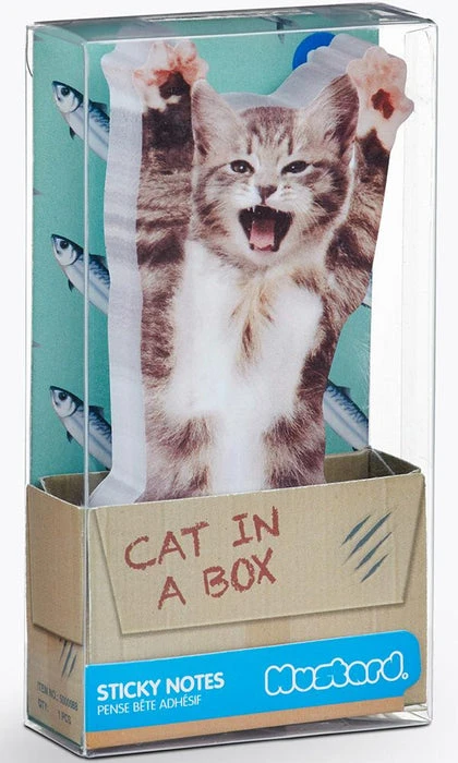 MUSTARD Cat In A Box | STICKY NOTES* 5 MUSTARD Cat In A Box | STICKY NOTES* - Image 3