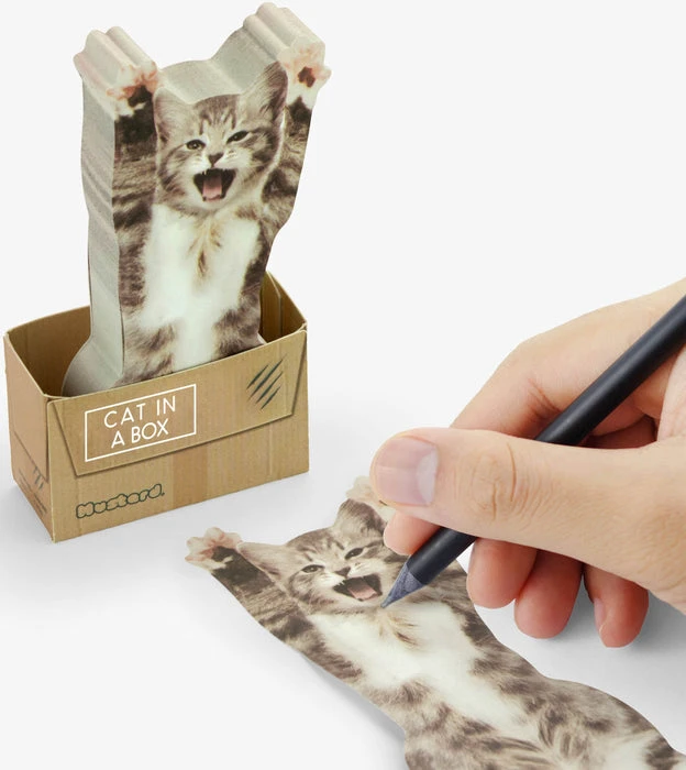 MUSTARD Cat In A Box | STICKY NOTES* 4 MUSTARD Cat In A Box | STICKY NOTES* - Image 2